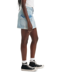 Женская джинсовая мини-юбка Levi's с карманами 1159858600 (Голубой 34)
