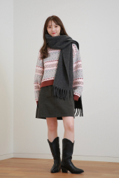 Юбка мини JW Anderson UNIQLO 1159860282 (Серый L)