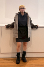 Юбка мини JW Anderson UNIQLO 1159860282 (Серый L)