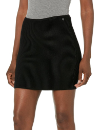 Женская мини-юбка в рубчик GUESS 1159861917 (Черный M)