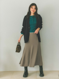 Макси-юбка UNIQLO русалка 1159864381 (Зеленый S)