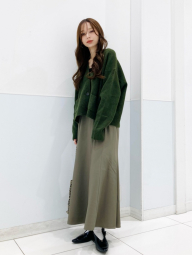 Макси-юбка UNIQLO русалка 1159864381 (Зеленый S)