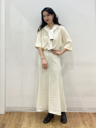 Макси-юбка UNIQLO русалка 1159864386 (Молочный M)