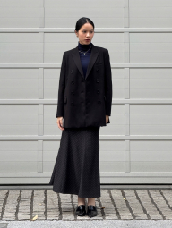 Макси-юбка UNIQLO русалка 1159864393 (Черный M)