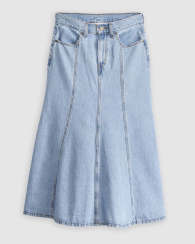 Джинсовая длинная юбка Levi's 1160265327 (Голубой 24)
