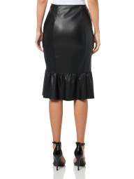 Женская юбка Armani Exchange из экокожи 1162169797 (Черный 6)