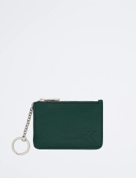 Картхолдер кошелек Calvin Klein визитница на молнии 1159801233 (Зеленый, One Size)
