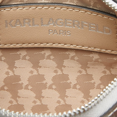 Женский клатч Karl Lagerfeld Paris 1159774450 (Серебристый, One size)