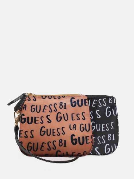 Набор клатчей 2 в 1 Guess с ремешком на руку 1159796071 (Разные цвета, One size)