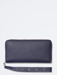 Стильный кошелек Calvin Klein с ремешком на руку 1159794335 (Синий, One size)