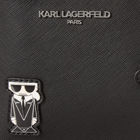 Жіночий гаманець Karl Lagerfeld Paris з ручкою оригінал 1159781079 (Чорний, One size)