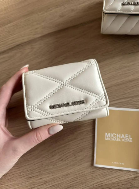 Женский кошелек Michael Kors с логотипом 1159783100 (Белый, One size)