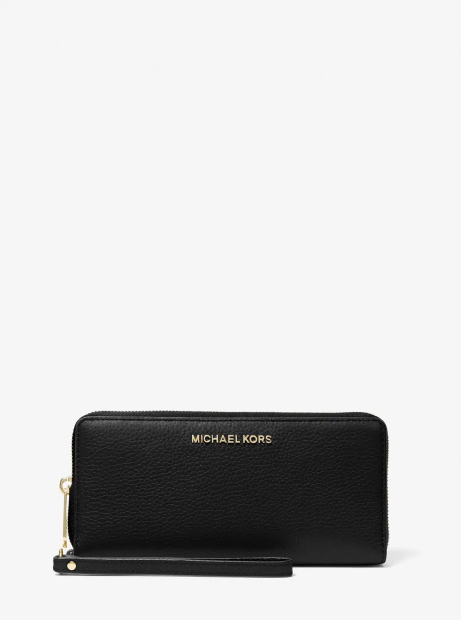 Женский кожаный кошелек Michael Kors с логотипом 1159787772 (Черный, One size)