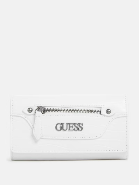 Стильний жіночий гаманець Guess на кнопці оригінал