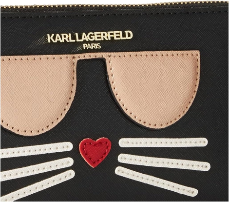 Жіночий гаманець Karl Lagerfeld Paris на блискавці 1159794090 (Чорний, One size)