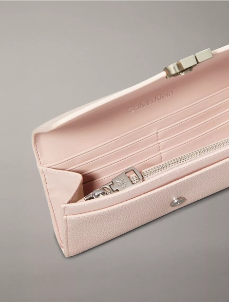 Стильний гаманець Calvin Klein з логотипом 1159805297 (Рожевий, One size)