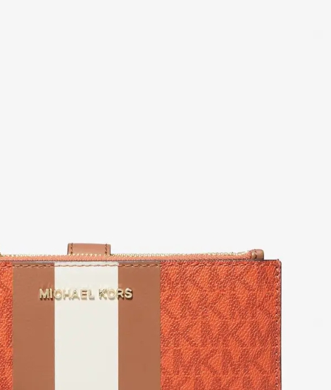 Женский кошелек Michael Kors с логотипом 1159811575 (Оранжевый, One size)