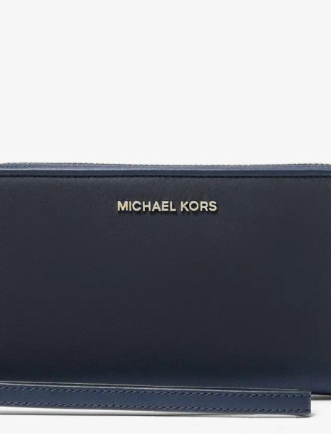 Женский кошелек из нейлона Michael Kors с логотипом 1159811597 (Синий, One size)