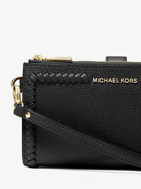 Женский кошелек из шагреневой кожи Michael Kors в подарочной коробке 1159825617 (Черный One size)