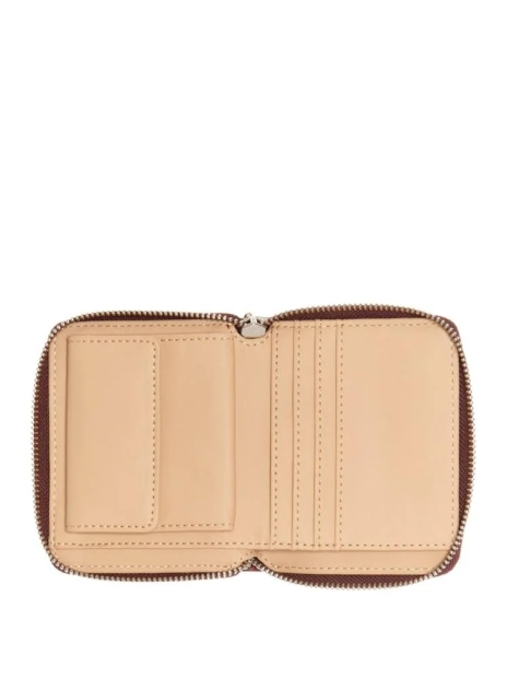 Стильный женский кошелек Guess на молнии 1159829658 (Бордовый One size)