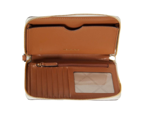 Женский кошелек Michael Kors с логотипом 1159831558 (Молочный One size)