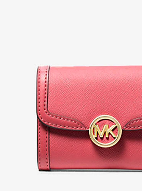 Стильный кошелек Michael Kors с логотипом в подарочной коробке 1159832017 (Розовый One size)