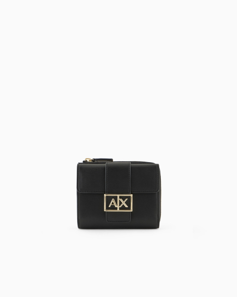 Стильный кошелек Armani Exchange с логотипом 1159833106 (Черный One size)