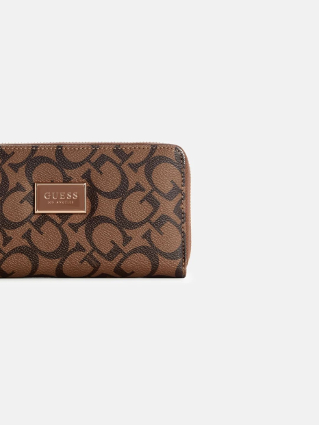 Жіночий гаманець Guess на блискавці 1159834144 (Коричневий One size)