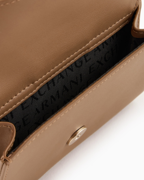 Стильный кошелек Armani Exchange с логотипом 1159834620 (Коричневый One size)