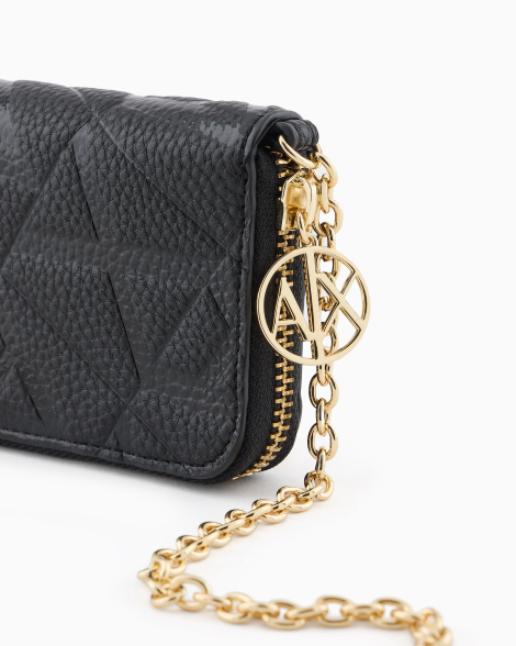 Кошелек Armani Exchange с длинной цепочкой 1159834628 (Черный One size)