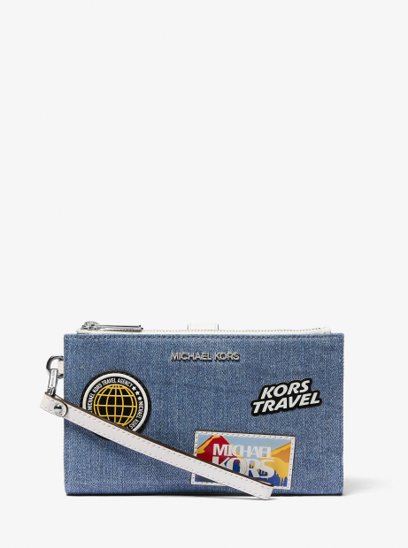 Брендовый кошелек Michael Kors denim 1159835657 (Синий One size)