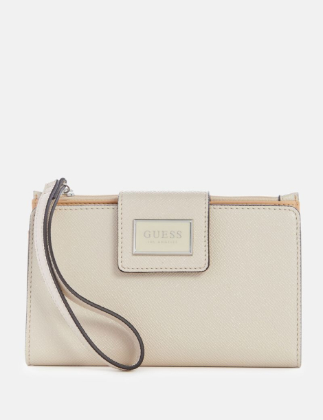 Клатч Guess с ремешком на руку 1159836623 (Бежевый One size)