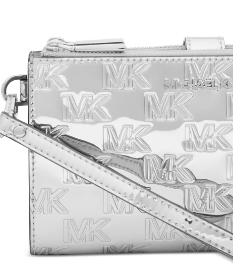 Женский кошелек Michael Kors в подарочной коробке 1159837471 (Серебристый One size)