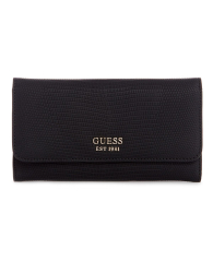 Стильный женский кошелек Guess на кнопке 1159782001 (Черный, One size)