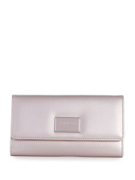 Стильный женский кошелек Guess на кнопке 1159784088 (Розовый, One size)