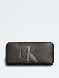 Стильный кошелек Calvin Klein с логотипом 1159784598 (Черный, One size)