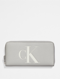 Стильный кошелек Calvin Klein с логотипом 1159785433 (Серый, One size)