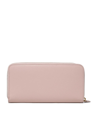 Стильный кожаный женский кошелек Pinko на молнии 1159790619 (Розовый, One size)