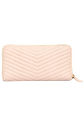Стильный кожаный женский кошелек Pinko на молнии 1159790622 (Розовый, One size)