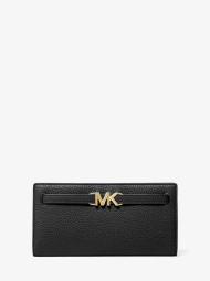 Женский кошелек из шагреневой кожи Michael Kors с логотипом 1159791216 (Черный, One size)