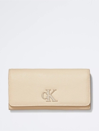 Стильный кошелек Calvin Klein с логотипом 1159794333 (Бежевый, One size)
