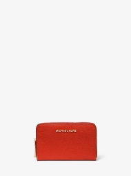 Женский кошелек из шагреневой кожи Michael Kors с логотипом 1159794356 (Красный, One size)