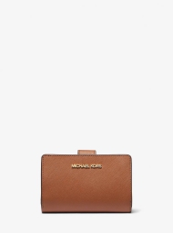 Женский кожаный кошелек Michael Kors с логотипом 1159794361 (Коричневый, One size)