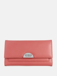 Стильный женский кошелек Guess на кнопке 1159794763 (Розовый, One size)
