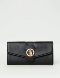 Стильный женский кошелек U.S. Polo Assn 1159800999 (Черный, One size)