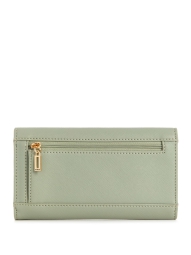 Стильний жіночий гаманець Guess на кнопці 1159809958 (Зелений, One size)