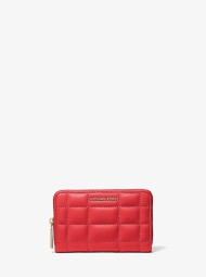 Женский кожаный кошелек Michael Kors с логотипом 1159810790 (Красный, One size)