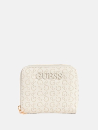 Жіночий міні-гаманець Guess з логотипом 1159816337  (Молочний One size) 1159816337 (Молочний, One size)