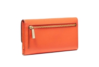 Стильный кошелек кожаный Michael Kors с логотипом в подарочной коробке 1159828099 (Оранжевый  One size)