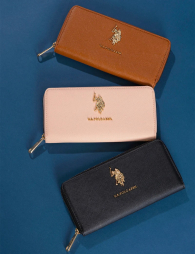 Стильный женский кошелек U.S. Polo Assn 1159831963 (Розовый One size)